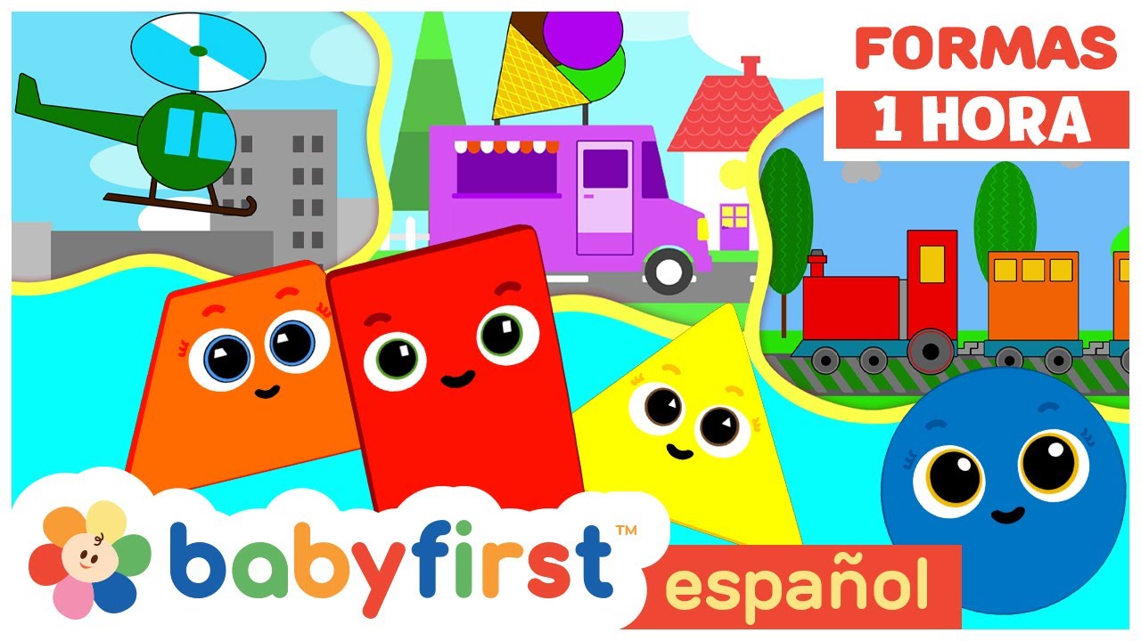 ¡Aventura Mágica de Formas y Colores para Niños | Escuela de Figuras | Helicóptero + | Baby First TV