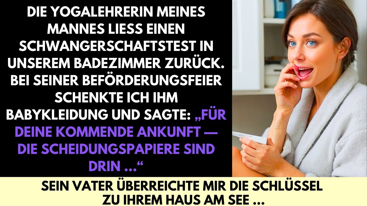 Sie Ließ Einen Test Bei Mir—Also Zustellte Ich Meinem Mann Die Scheidung Als „Babygeschenk“