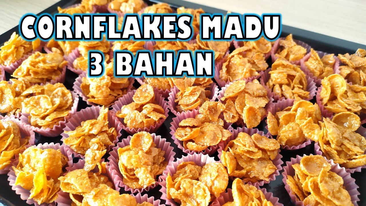 Cornflakes Madu Legend - Resepi Mudah Guna 3 Bahan Sahaja
