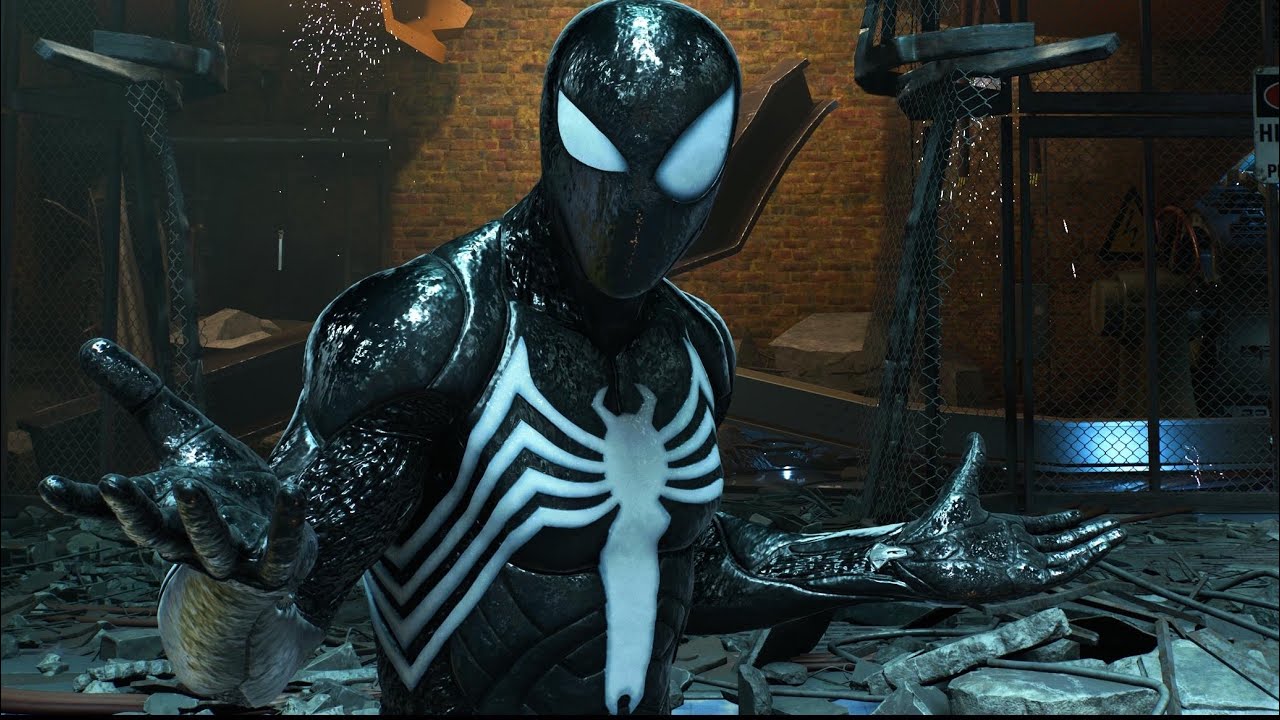 Spider man 2 glitches for no reason 🫤