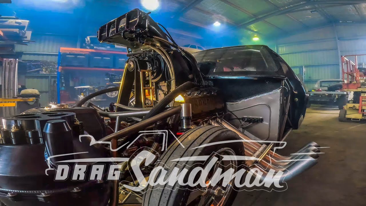 DRAG SANDMAN Tonight mission we fitted our bling new rocker arms Darrel Reid does amazing quality 👌🏼