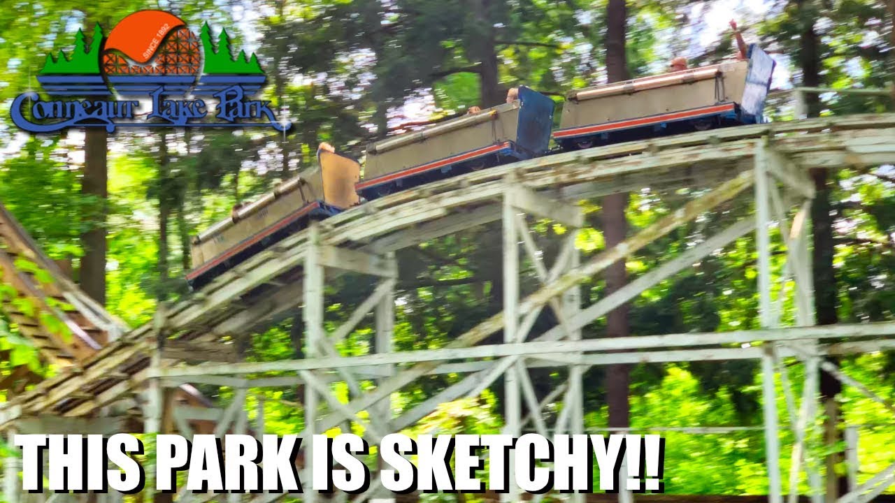 We Went to Pennsylvania's Sketchiest Amusement Park - Conneaut Lake Park!!