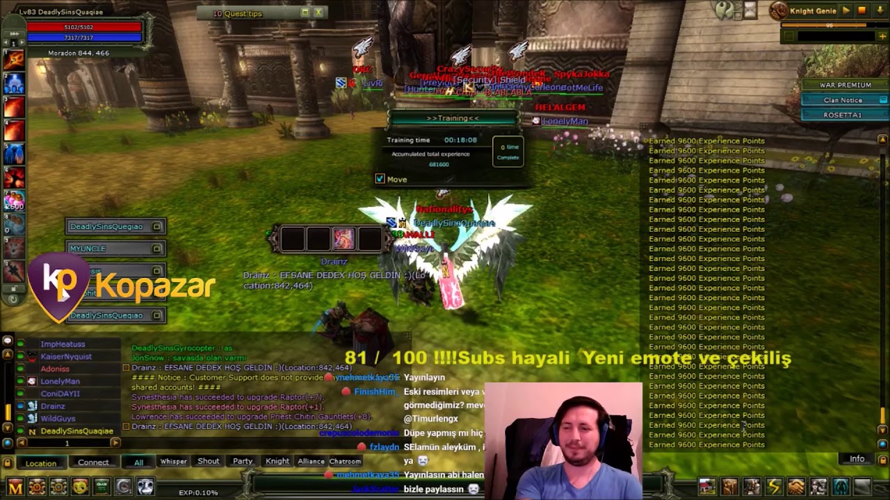 Knight online Efsanesi Dedex ile Knight online ve Sultans Clanı Sohbeti