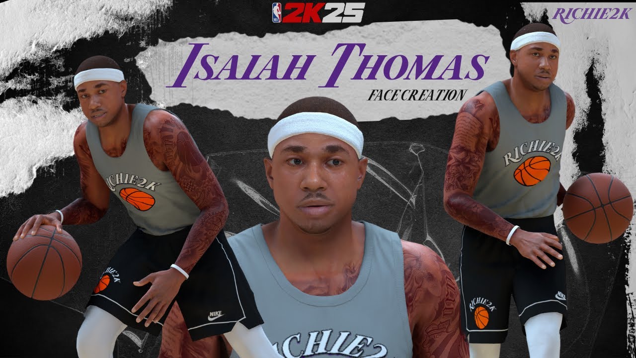 Isaiah Thomas Face Creation NBA 2K25