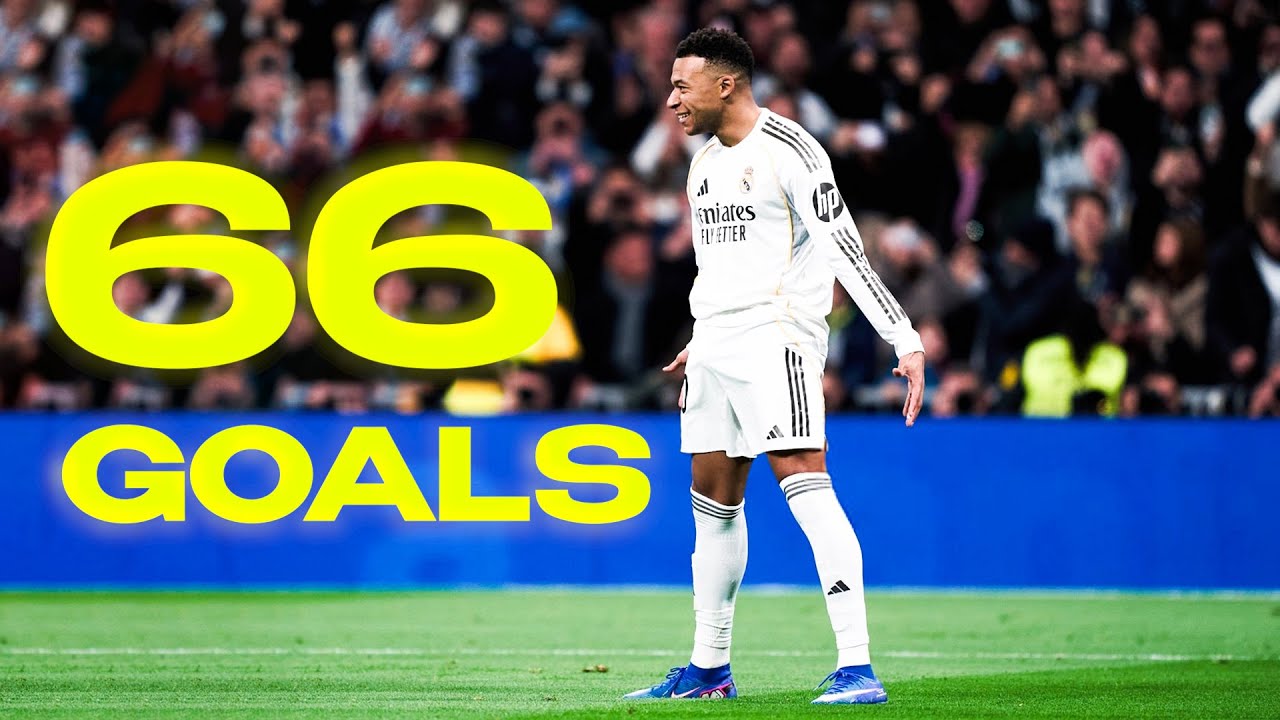 Килиан Мбаппе: Все 66 голов в 2025 году #mbappe #kylianmbappe