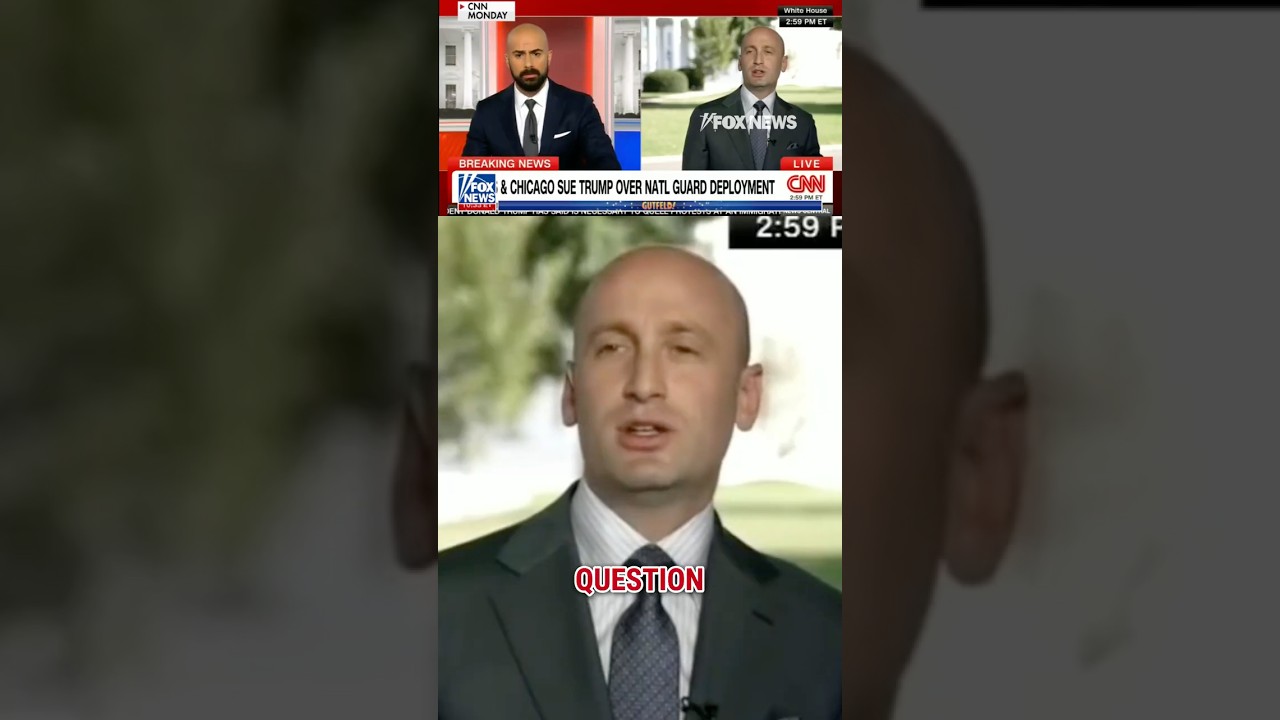 Stephen Miller DESTROYS CNN over 'dumb question' #shorts #foxnews #politics #news