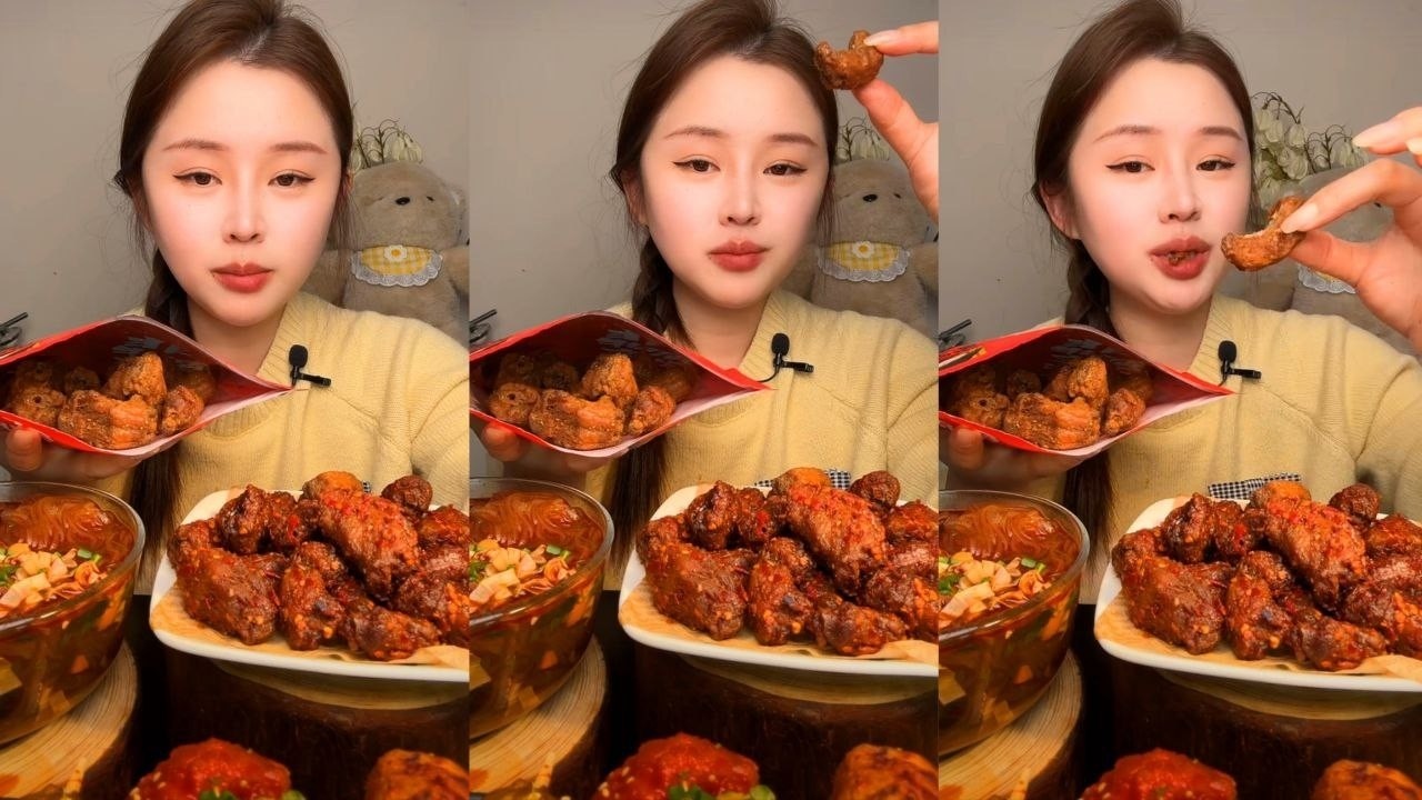 Extra Crispy Fried Chicken Mukbang 🍗 Big Bite Eating Show
