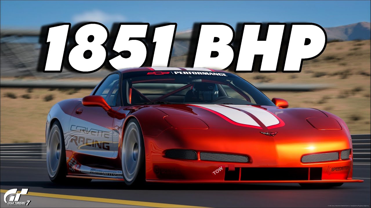 GT7: This Engine Swapped Corvette has TOO Much Power!