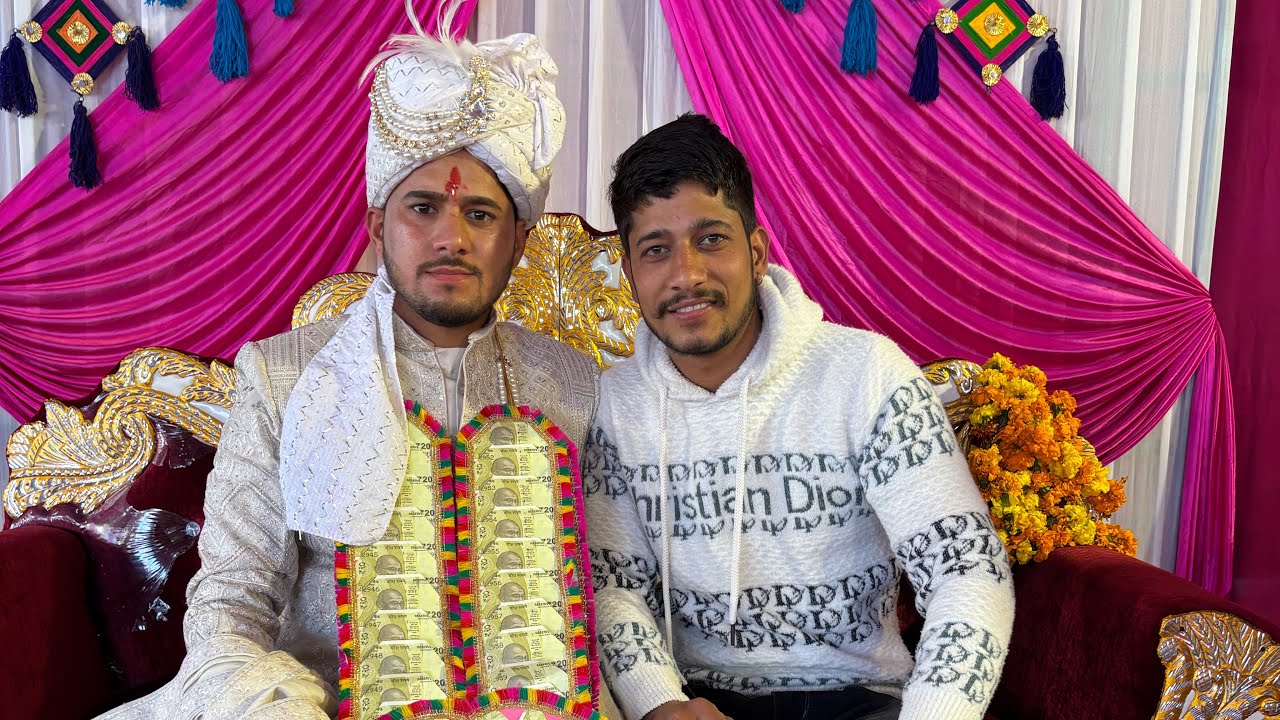 आज गनगर गाँव में अजय भेजी की शादी का छोटा सा व्लॉग _॥ पहाड़ी नोना _शुभांकर जुयाल ___॥