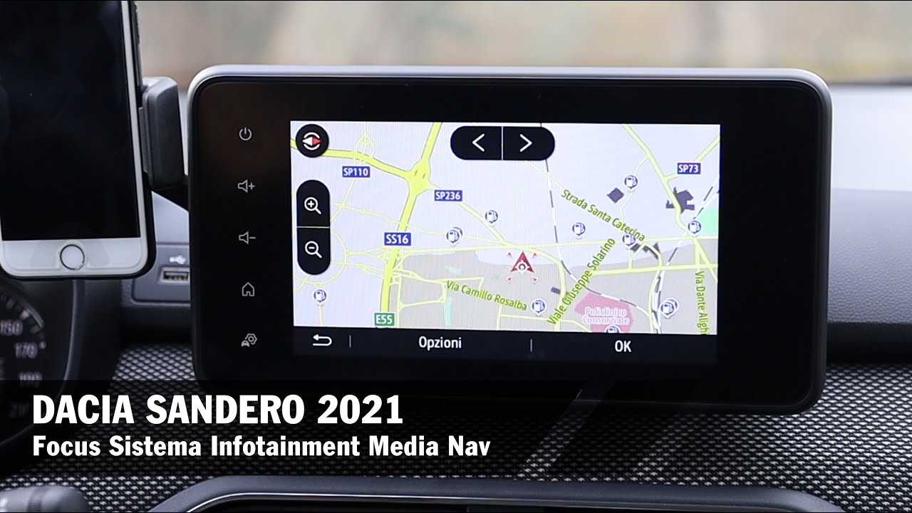 Dacia Sandero 2021 | Focus Sistema Infotainment Media Nav (ENG SUBS)