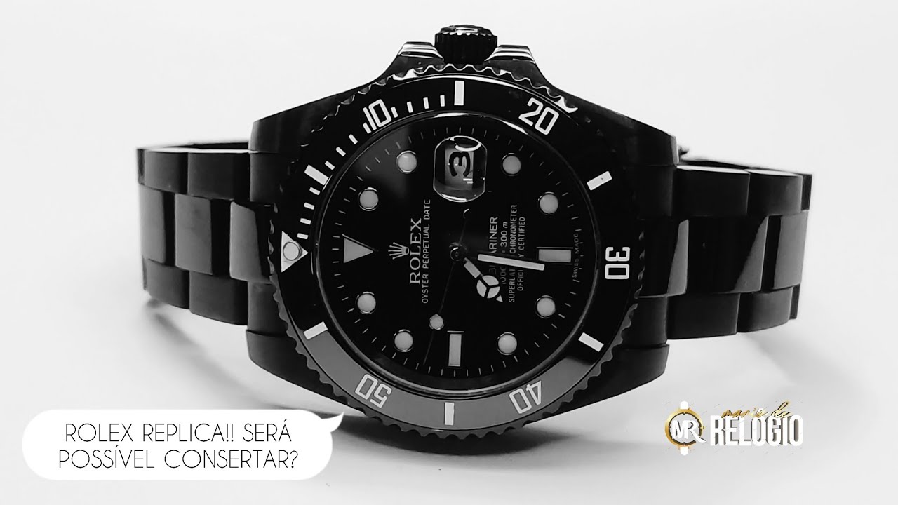 ROLEX AUTOMÁTICO REPLICA - JÁ VIU ESSA MÁQUINA ? SERÁ POSSÍVEL CONSERTAR? 🤔