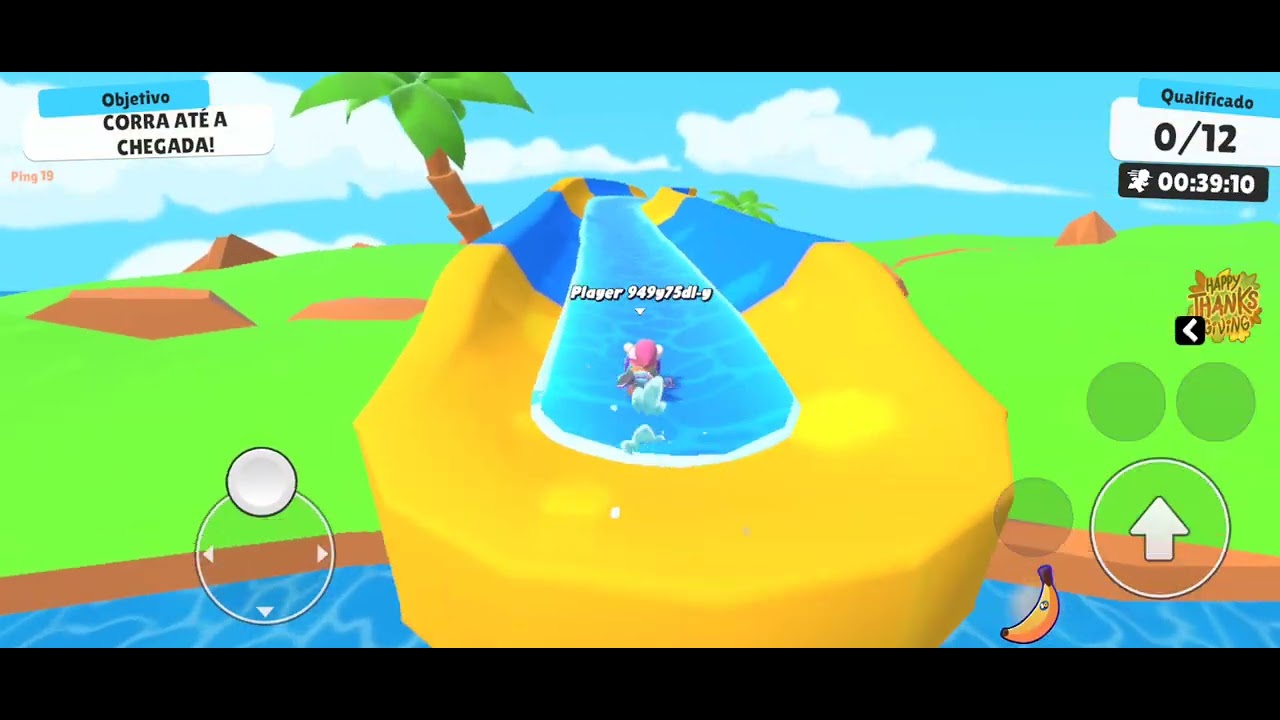 Jogando stumble guys