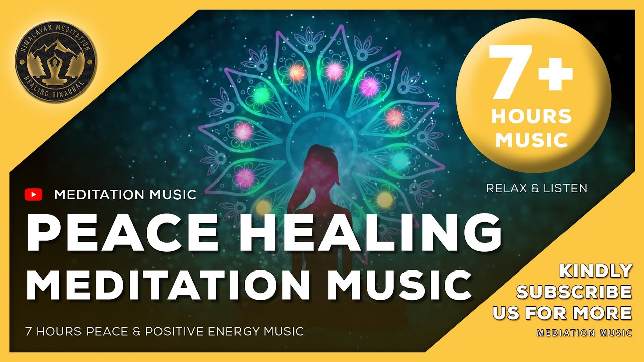 7 Hours Relaxing Ambient Healing Music - Powerful Relaxing Sleep Meditation - Stress Relief Music