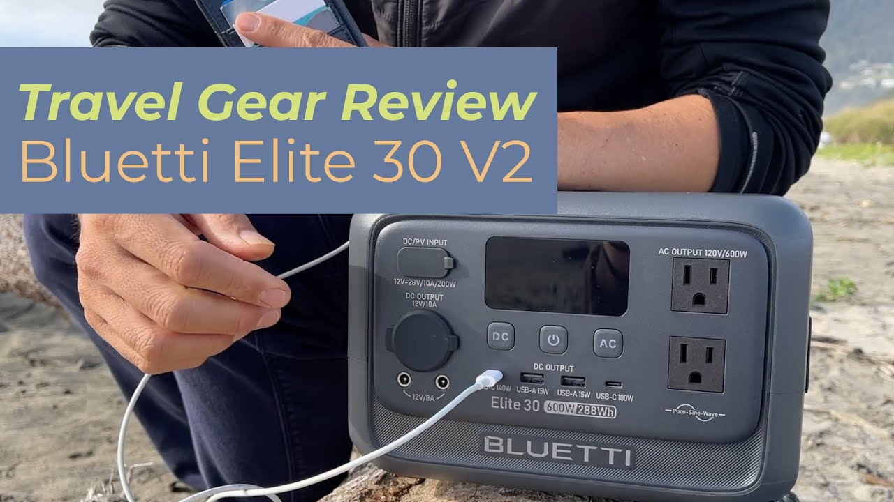 Bluetti Elite 30 V2 Portable Power Station Unboxing and Review