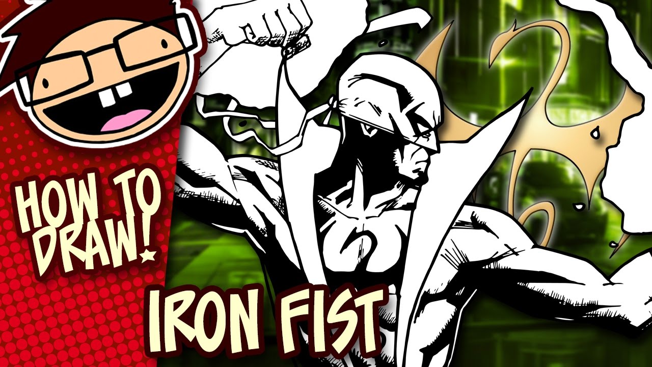 How to Draw IRON FIST (Comic Version) | Narrated Easy Step-by-Step Drawing Tutorial