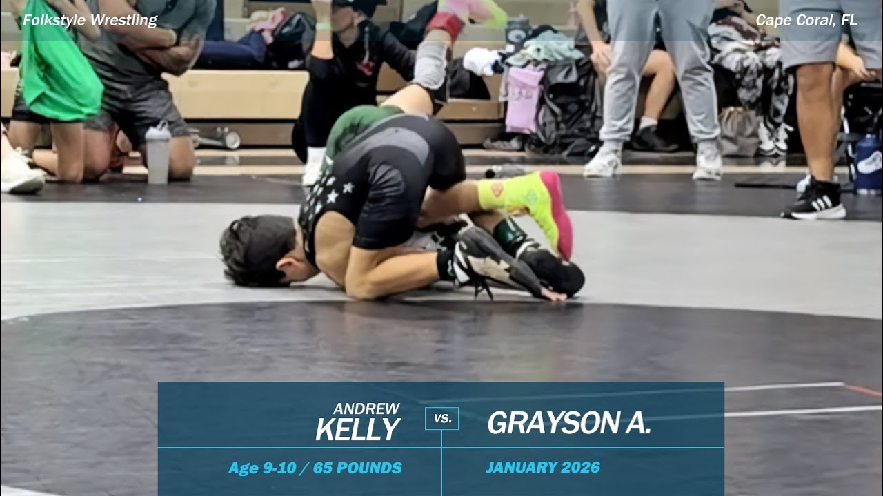 Andrew Kelly vs Grayson A. - Mariner IOF  (Folkstyle) - 01/2026