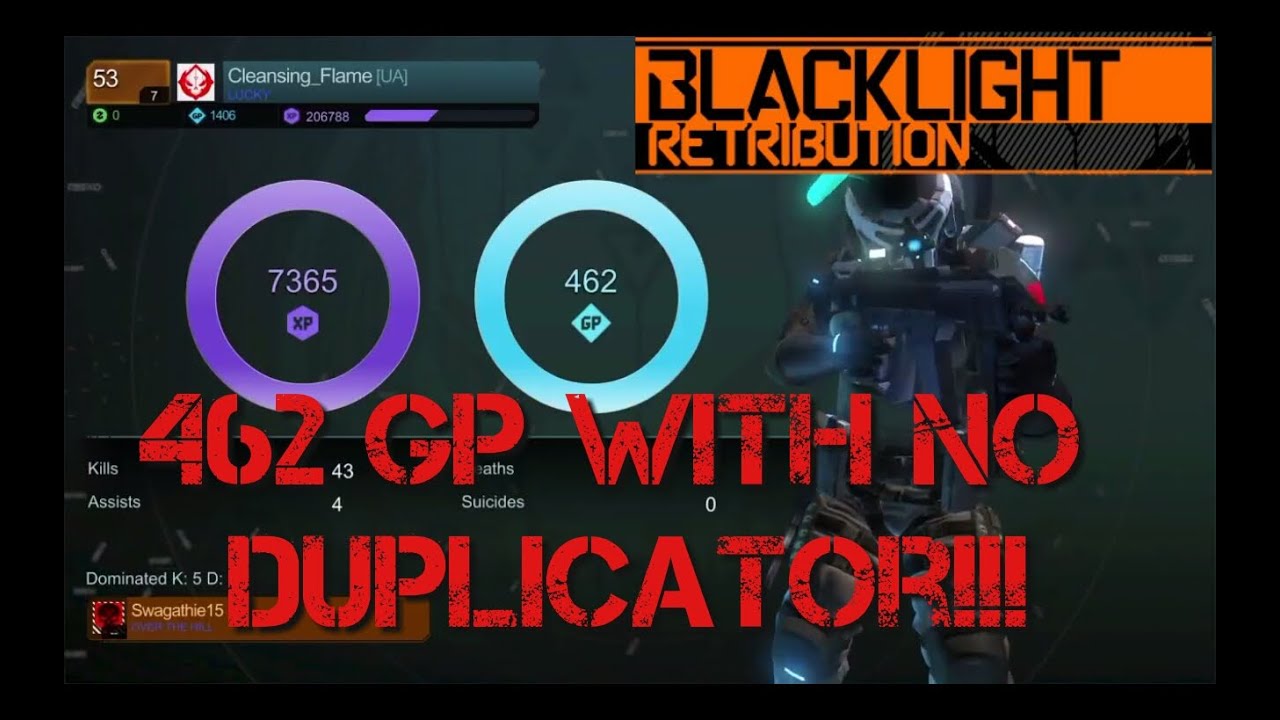 Blacklight Retribution PS4| Getting 462 GP Without Duplicator!!!