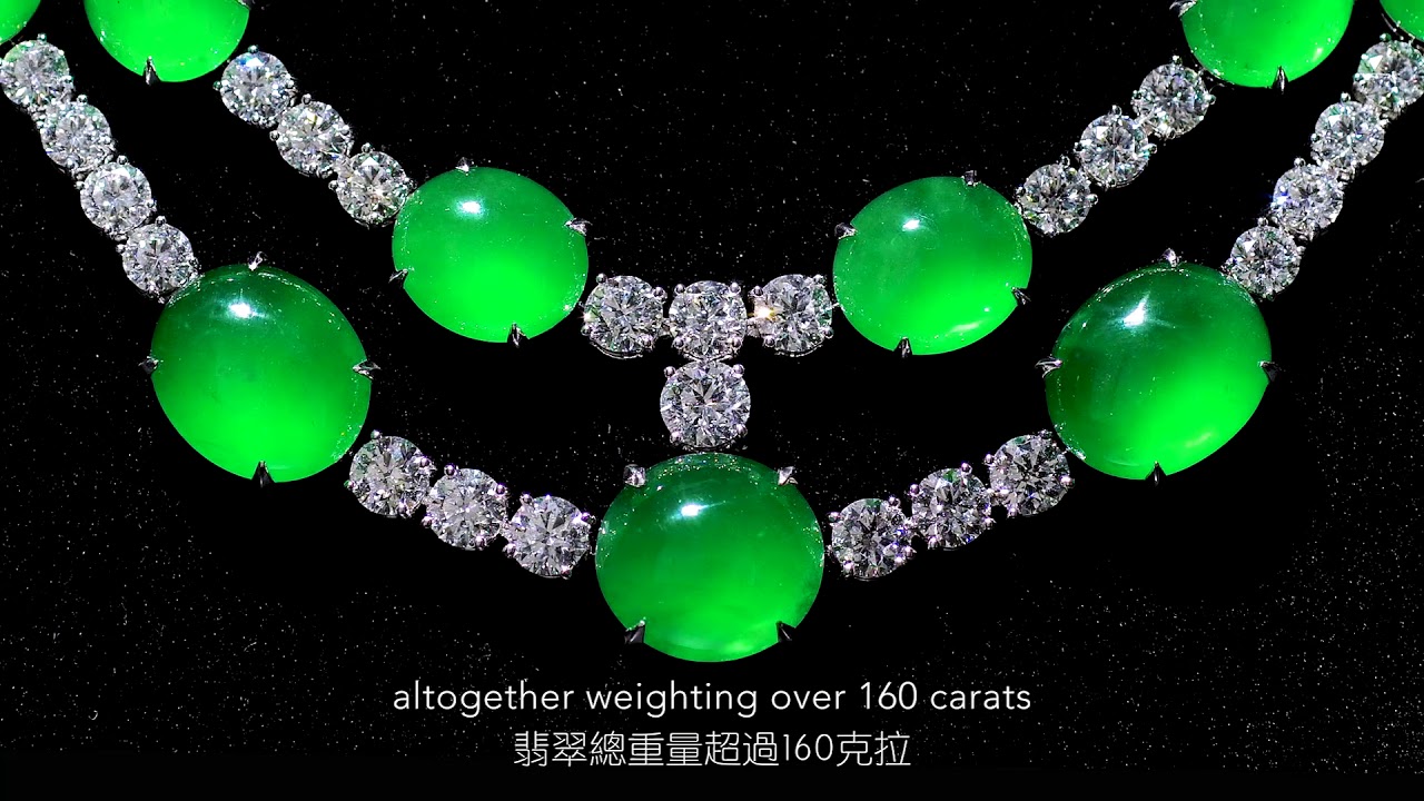 July Auctions 2020 Presents: An Extraordinary Set of Jadeite Cabochon and Diamond Jewellery