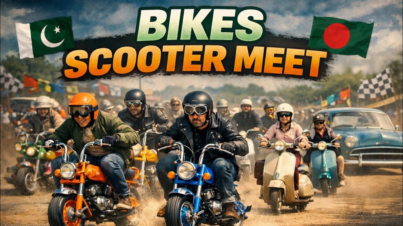 Bangladesh Bikes & Scooters Community Tour | Vintage Stock Bikes, Old Scooters & Ride Experience
