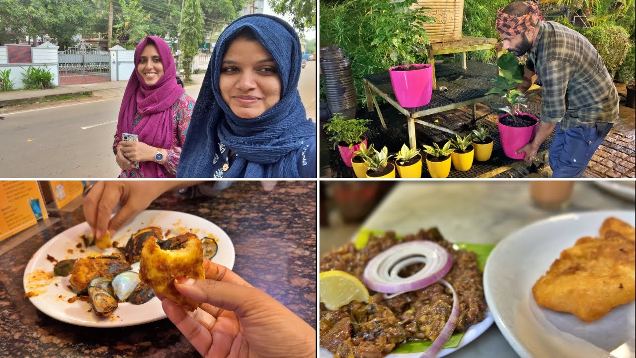 Stay-over and Exploring food at Calicut | Shopping at Mall of Gardens | Plants for Ice Mug