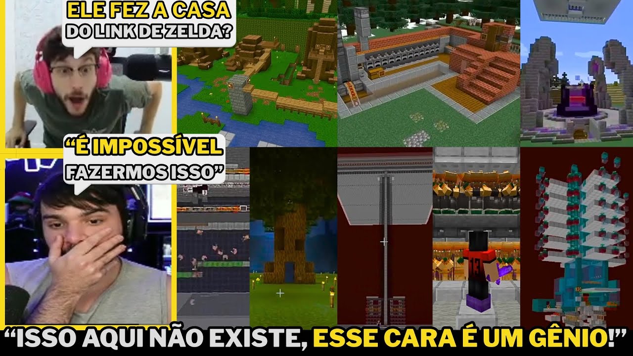 REAGINDO AS FARMS DO VINICCIUS13 no MINECRAFT! ELE &Eacute; O FAKER DO MINECRAFT???