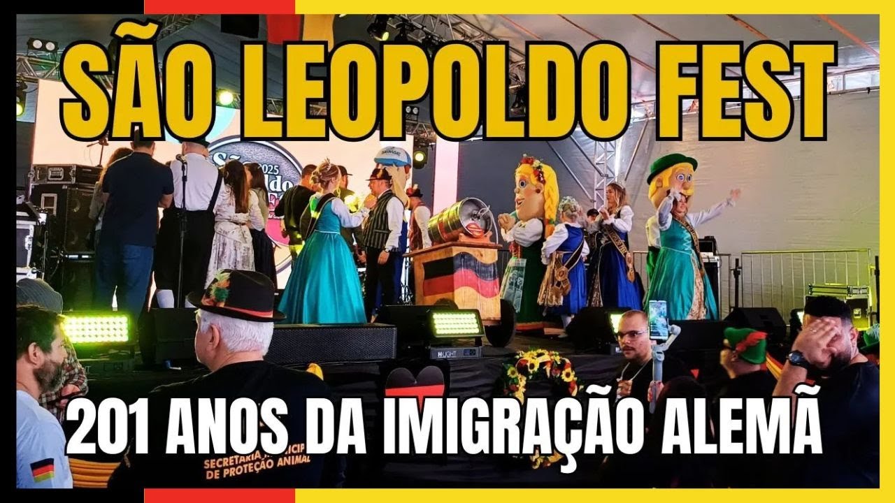 🎉 São Leopoldo Fest 2025: Celebração dos 201 Anos da Imigração Alemã | 4K