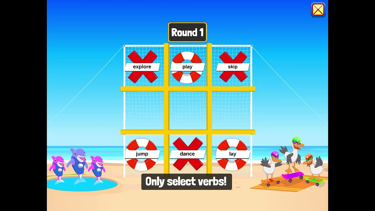starfall summer camp tic tac toe 2024