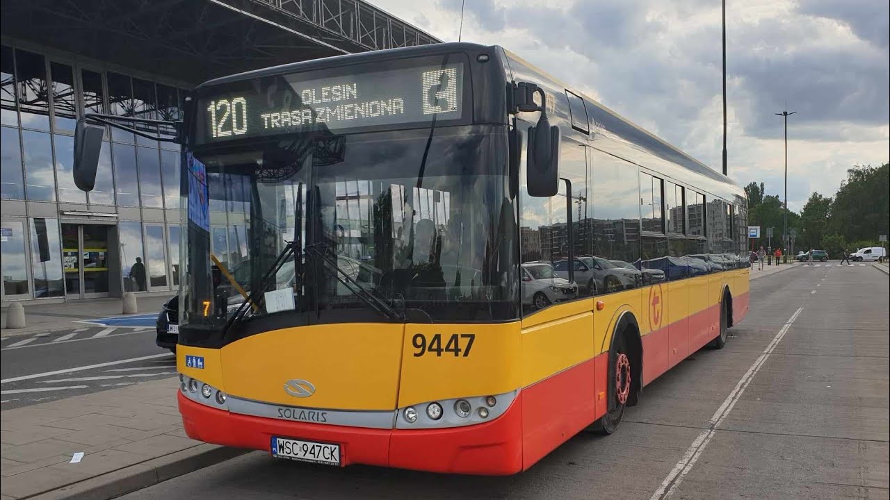Solaris Urbino 12 III #9447 (Arriva) - linia 120 ➡️ Olesin *gość w opisie*