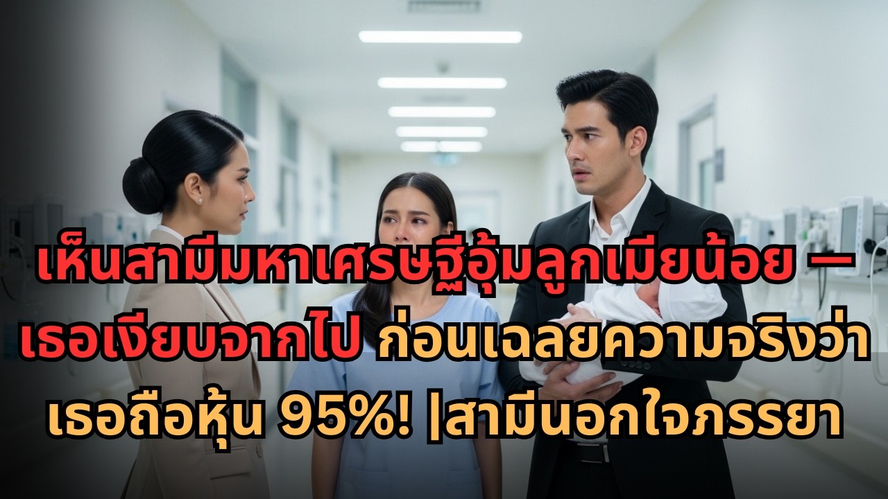 เห็นสามีมหาเศรษฐีอุ้มลูกเมียน้อย — เธอเงียบจากไป ก่อนเฉลยความจริงว่าเธอถือหุ้น 95%! |สามีนอกใจภรรยา