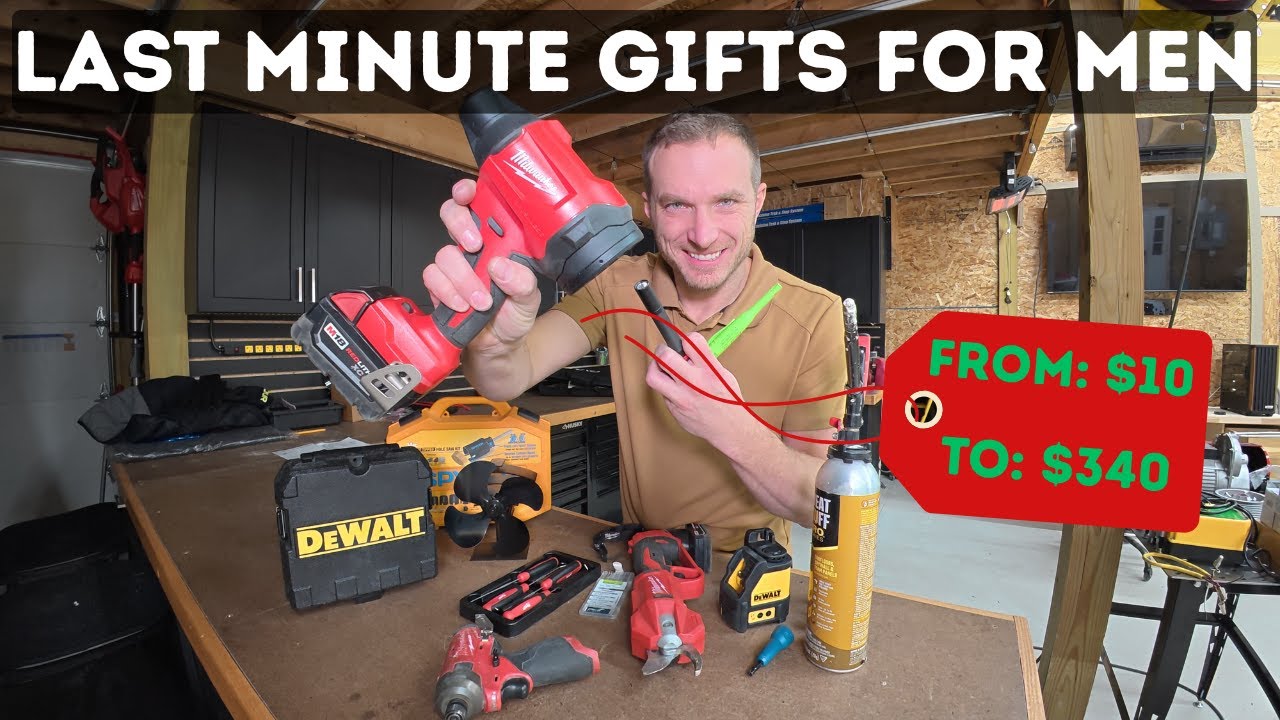 2025 Best Last Minute Christmas Gift Ideas for Dads & Husbands Who Love Tools $10 to $350