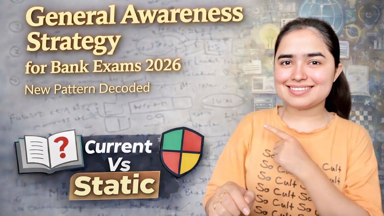 General Awareness Strategy for Bank Exams 2026 by Shivani keswani • Scored 80% in every GA exam