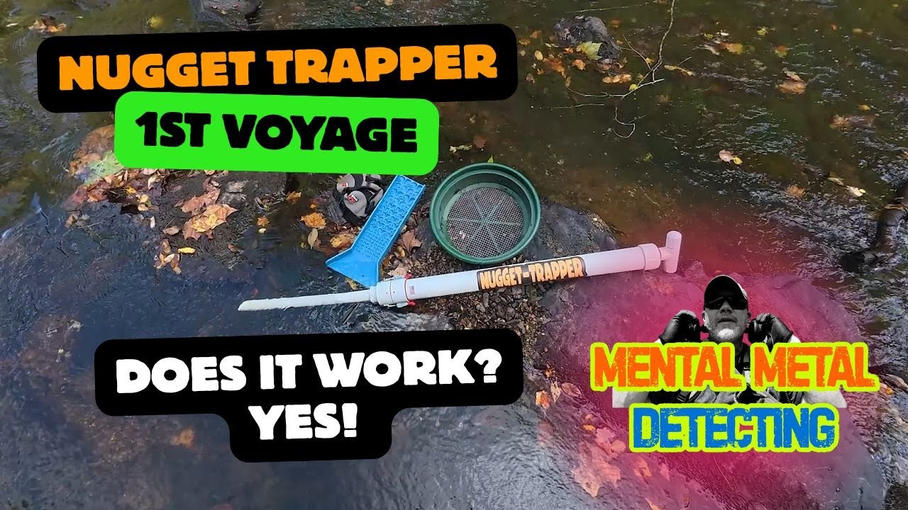 ЗОЛОТО реки Северная Каролина: Тестирование Nugget Trapper (работает!)