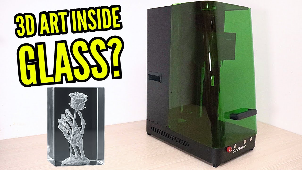 Mind-Blowing 3D Glass Engraving! ComMarker Omni X Review & Test