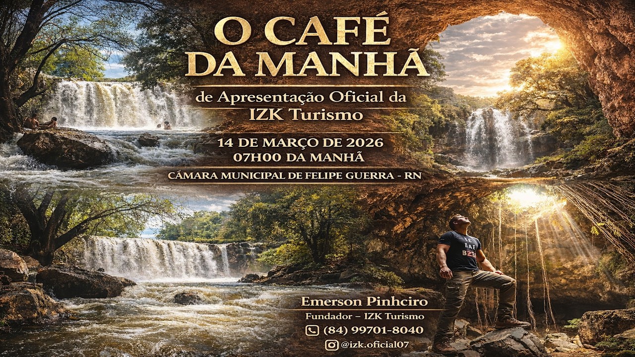 APRESENTAÇÃO OFICIAL DA IZK TURISMO - O CAFÉ DA MANHÃ