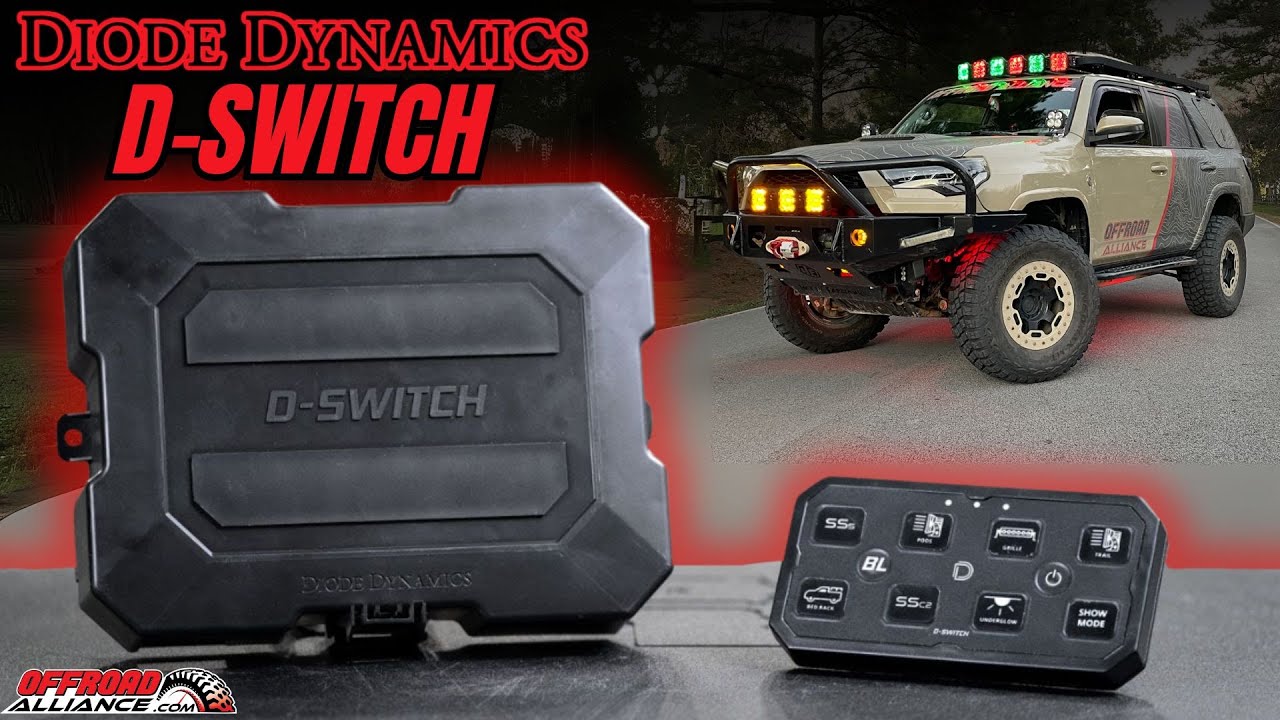 Diode Dynamics D-Switch - Switch Panel for OffRoad Lights and Bluetooth App