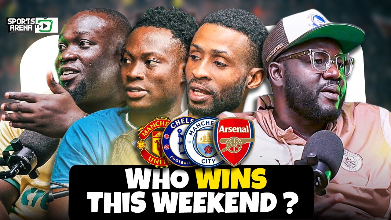 WHO WINS THIS WEEKEND ?  ARSENAL , MAN CITY , MAN UNITED OR CHELSEA