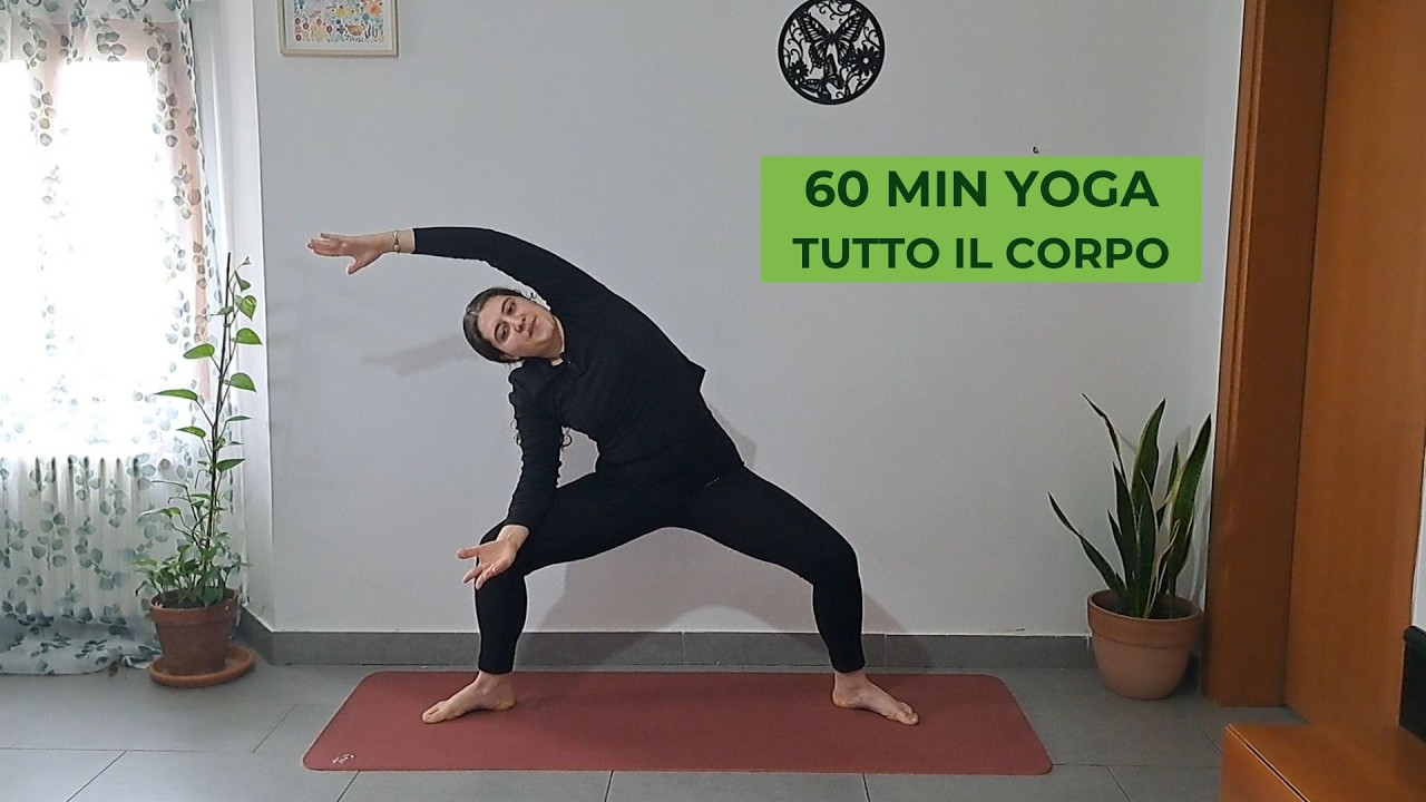 1 ora di Yoga per tutto il corpo - adatta a tutti