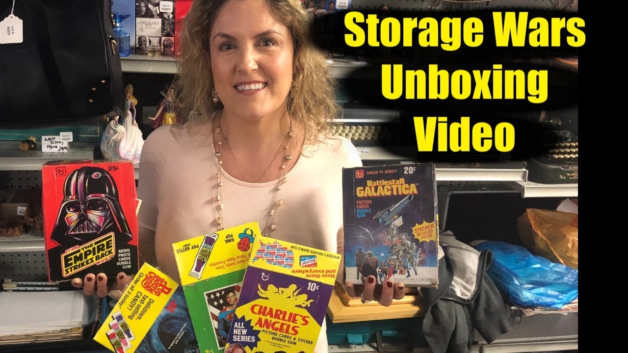 Storage Wars Auction Find Unboxing Video Non Sports Cards Star Wars + Bonus