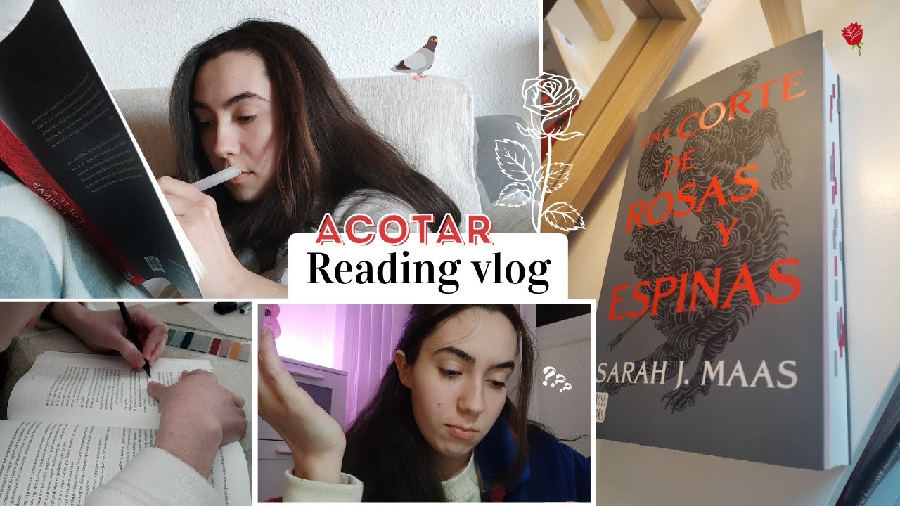 Leyendo ACOTAR...🙃 (sin spoilers) | Reading vlog | Claudia Pigeoner