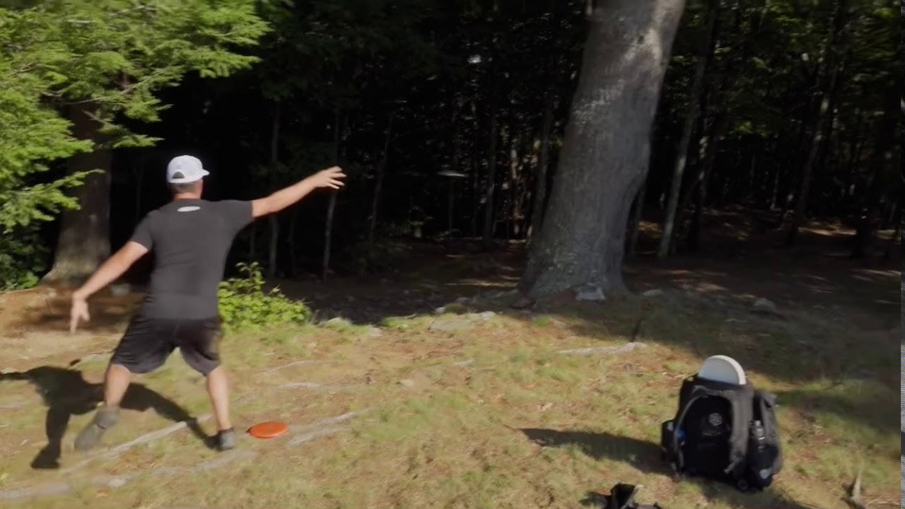 Paul Ulibarri destroying a tree while Big Jerm heckles.
