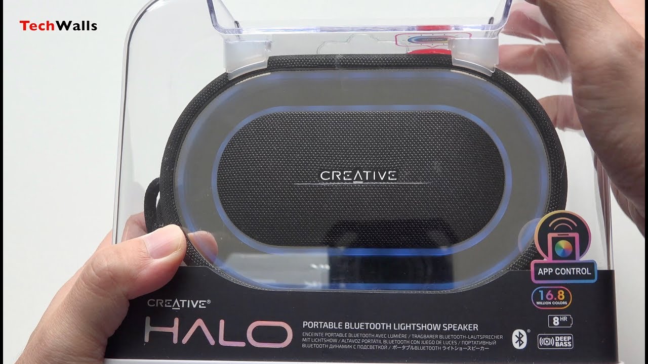 Creative Halo Bluetooth Speaker Unboxing