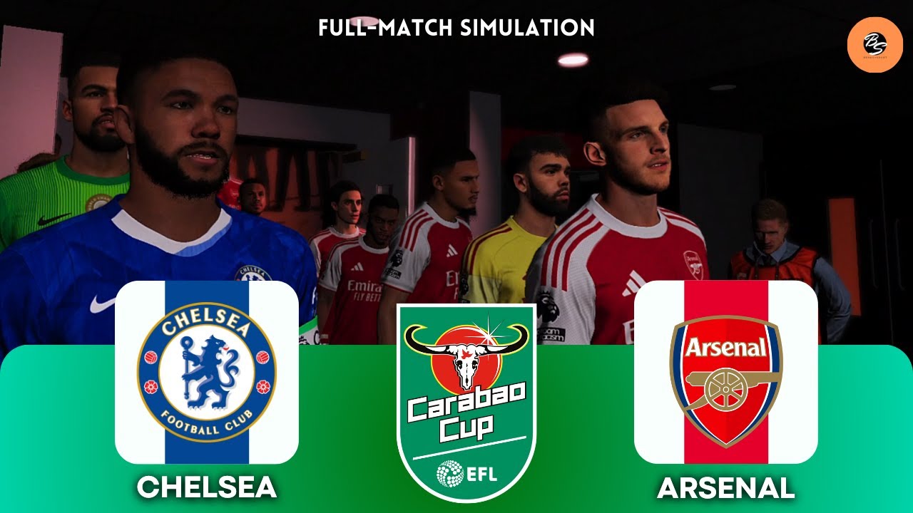 🔴 Arsenal VS Chelsea | EPIC Carabao Cup Semi Final 2025/26 Full Match Gameplay