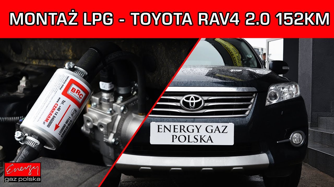 Tak wygląda montaż BRC SQ 32 OBD - TOYOTA RAV4 2.0 152KM 2010R w Energy Gaz Polska!