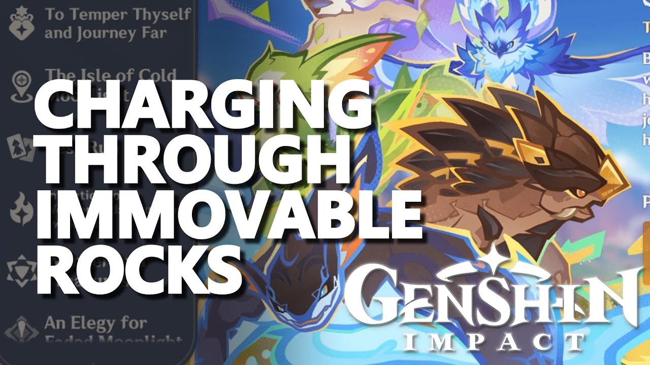 Charging Through Immovable Rocks EVENT Genshin Impact