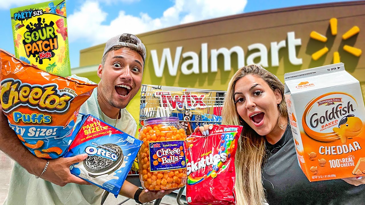 COMPRANDO BESTEIRAS GIGANTES no WALMART dos ESTADOS UNIDOS