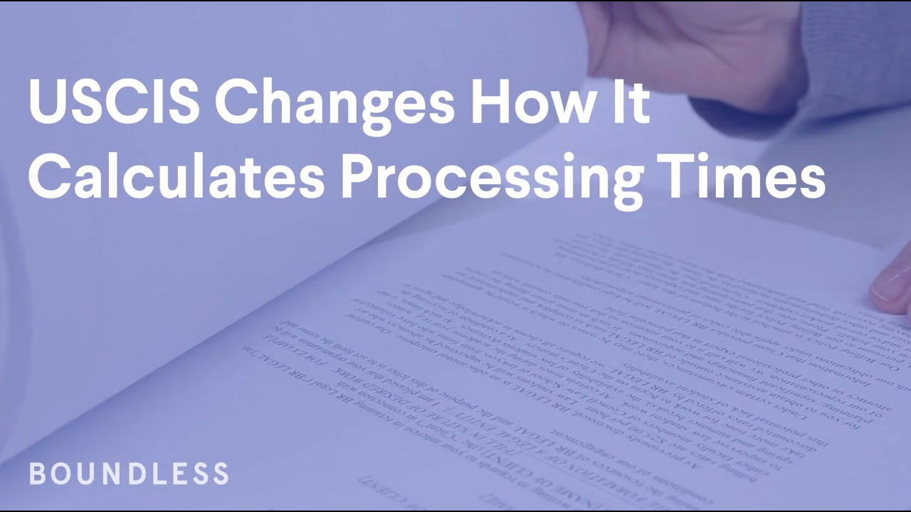 USCIS Changes How It Calculates Processing Times
