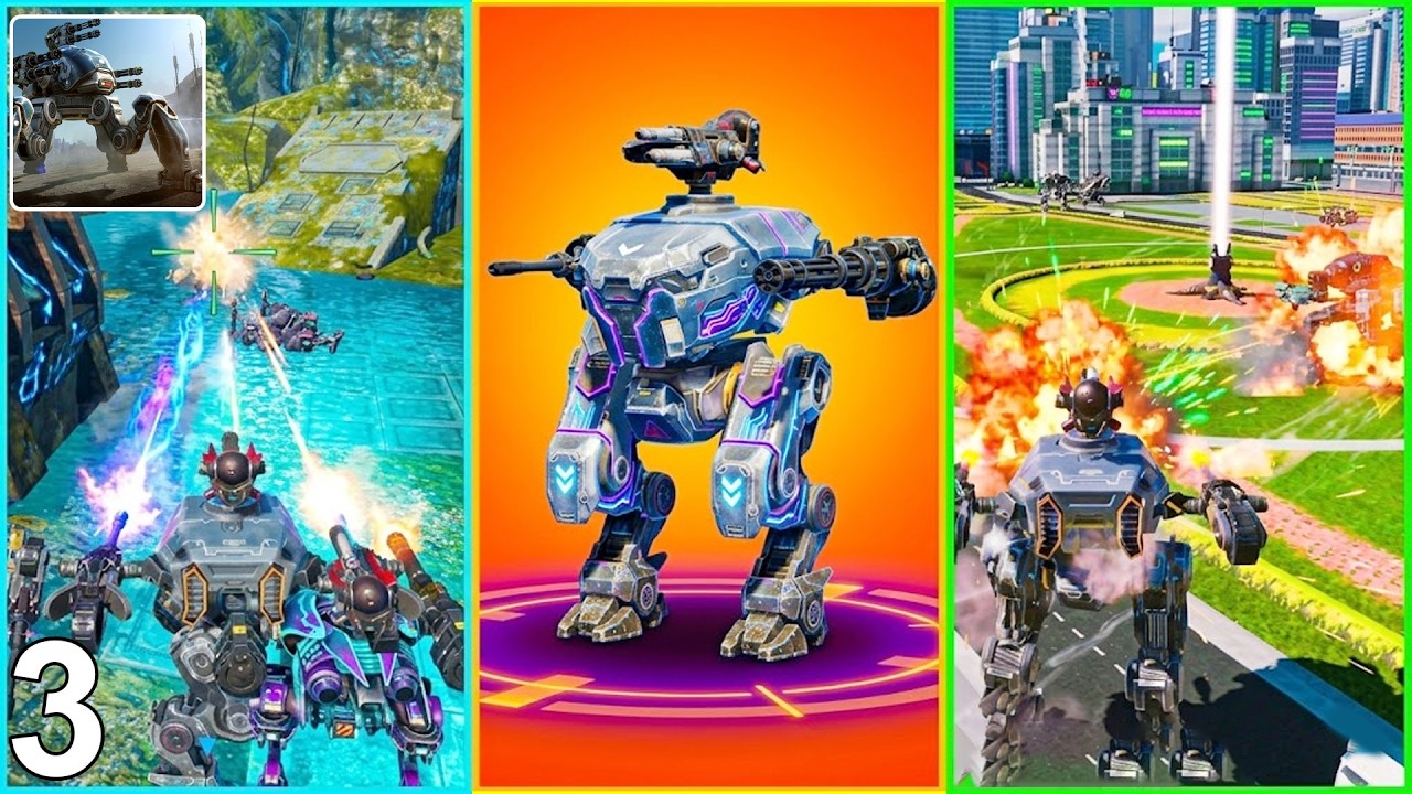 TRIPLE HEAVY WEAPON GEPARD! 🤖💥 NON-STOP BATTLE MORNING TO NIGHT | War Robots Part 3