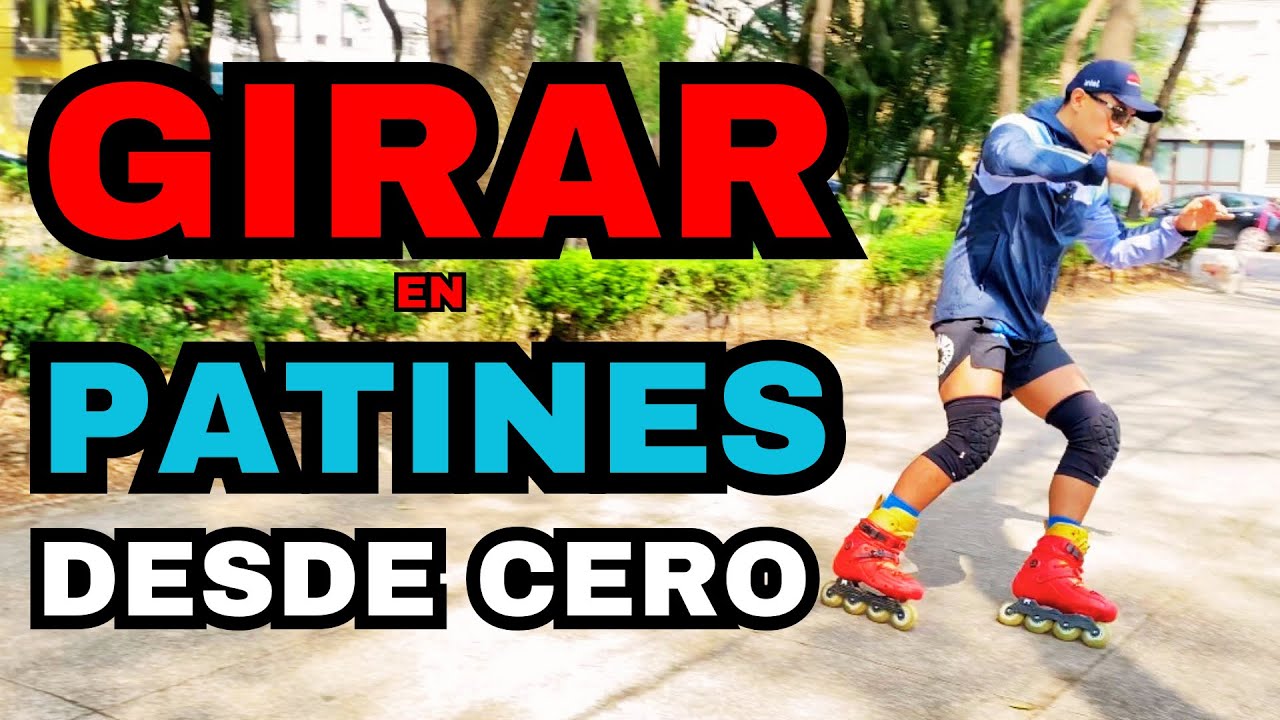 ❤️ APRENDE a Girar en PATINES en linea principiantes (Desde Cero) | TUTORIAL
