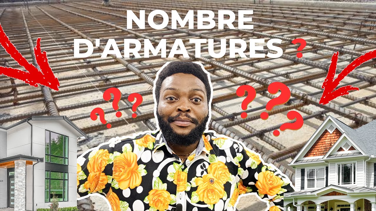 COMMENT CALCULER LE NOMBRE D'ARMATURES dans une dalle pleine. Et TROUVER LA QUANTITE DE MATERIAUX