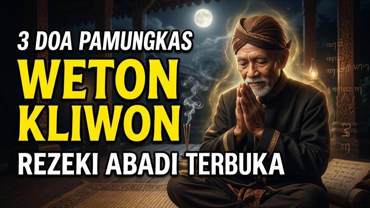 Weton Kliwon Wajib Tahu! 3 Doa Pembuka Rezeki Saat Keadaan Sulit.